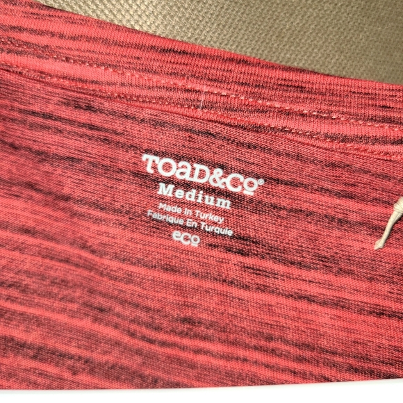 Toad and Co. red thin striped tunic - Picture 2 of 6